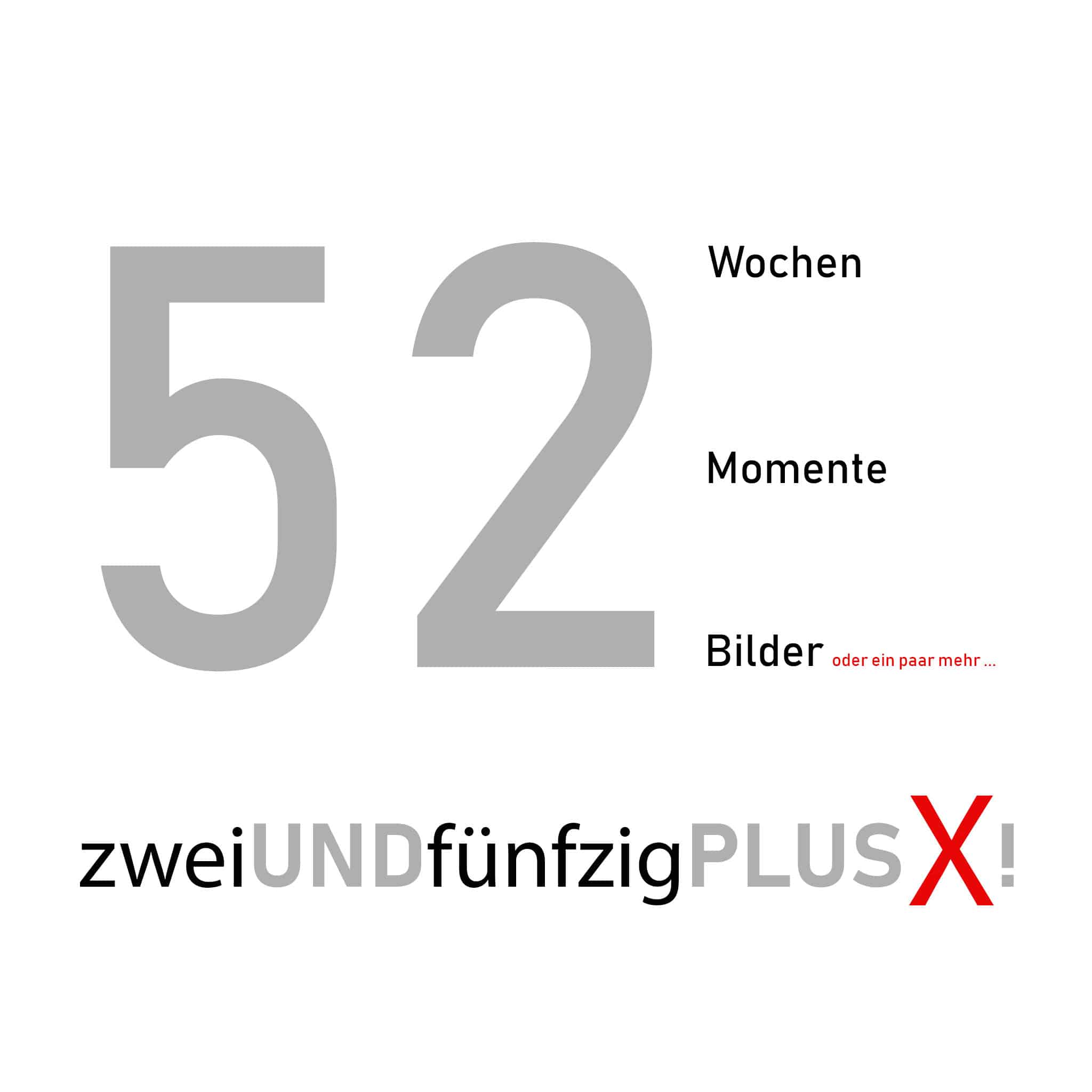 Fotoprojekt, 52+X, Logo